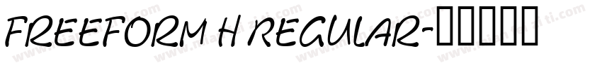 FreeForm H Regular字体转换